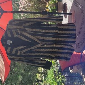 Blazer,  Large, Woven 50/50 cotton, acrylic, 2 Button closure